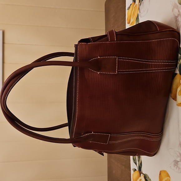 Bosca Leather Women's Satchel - Picture 13 of 16